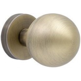 Дверная ручка-кноб PIRUETTE "ORION" L146 ANTIQUE BRONZE античная бронза