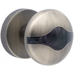Дверная ручка-кноб PIRUETTE "TWINS" L147 GRAPHITE графит