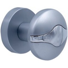 Дверная ручка-кноб PIRUETTE "TWINS" L147 MATTE CHROME матовый хром