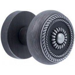 Дверная ручка-кноб PIRUETTE "SIRIUS" L149 GRAPHITE графит