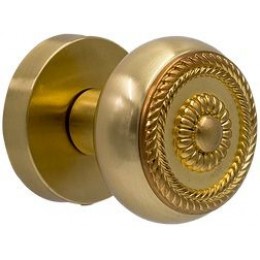 Дверная ручка-кноб PIRUETTE "SIRIUS" L149 MATTE BRASS матовая латунь
