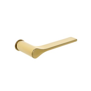 Дверная ручка Extreza LONDA-R19-F06 (LONDA 131 скрытое основание 2 мм) полированная латунь PVD