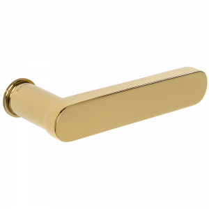 Дверная ручка Extreza JEMMA-R19-F06-PVD (JEMMA 116 скрытое основание 2 мм) полированная латунь PVD