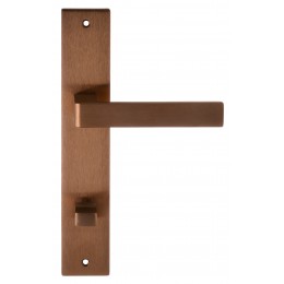 Дверная ручка на планке Extreza ENZO-PL13-WC-96-F08-PVD (ENZO 117) медь PVD