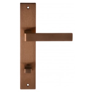 Дверная ручка на планке Extreza ENZO-PL13-WC-96-F08-PVD (ENZO 117) медь PVD