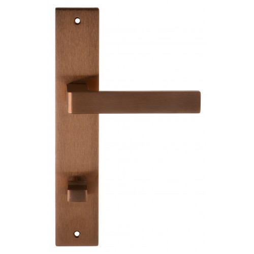 Дверная ручка на планке Extreza ENZO-PL13-WC-96-F08-PVD (ENZO 117) медь PVD
