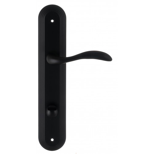 Дверная ручка на планке Extreza FLEXA-PL05-WC-96-F22 (FLEXA 335) черный матовый