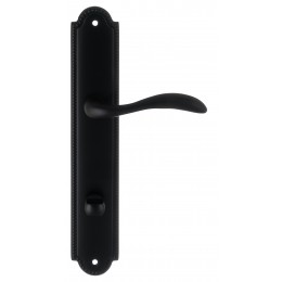 Дверная ручка на планке Extreza FLEXA-PL03-WC-96-F22 (FLEXA 335) черный матовый