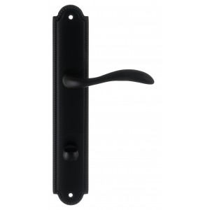 Дверная ручка на планке Extreza FLEXA-PL03-WC-96-F22 (FLEXA 335) черный матовый
