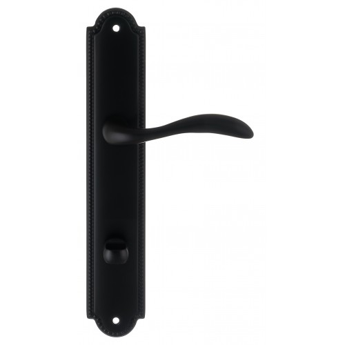 Дверная ручка на планке Extreza FLEXA-PL03-WC-96-F22 (FLEXA 335) черный матовый