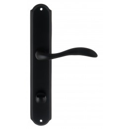 Дверная ручка на планке Extreza FLEXA-PL01-WC-96-F22 (FLEXA 335) черный матовый