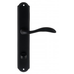 Дверная ручка на планке Extreza FLEXA-PL01-WC-96-F22 (FLEXA 335) черный матовый