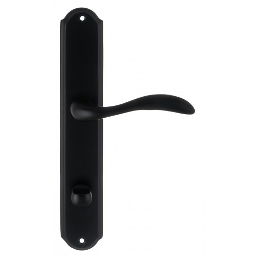 Дверная ручка на планке Extreza FLEXA-PL01-WC-96-F22 (FLEXA 335) черный матовый