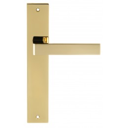 Дверная ручка на планке Extreza ENZO-PL13-PVD-F06 (ENZO 117) матовая латунь PVD