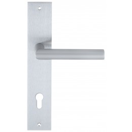 Дверная ручка на планке Extreza ODA-PL11-CYL85-F05 (ODA 133) матовый хром