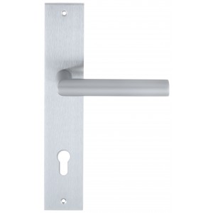 Дверная ручка на планке Extreza ODA-PL11-CYL85-F05 (ODA 133) матовый хром