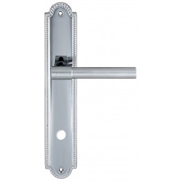 Дверная ручка Extreza "NUVO" 125 на планке PL03-WC-96 матовый хром / хром F05/F04