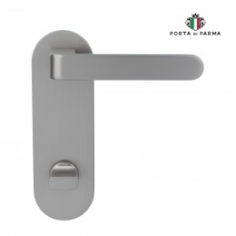 Дверная ручка на планке Porta Di Parma, Модерн, Fedra 2113.14.WC, Матовый никель