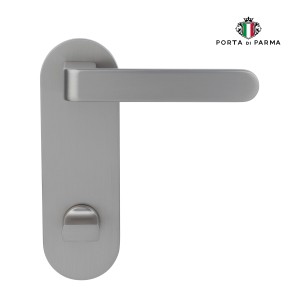 Дверная ручка на планке Porta Di Parma, Модерн, Fedra 2113.14.WC, Матовый никель