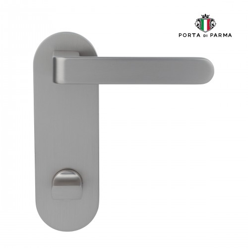 Дверная ручка на планке Porta Di Parma, Модерн, Fedra 2113.14.WC, Матовый никель
