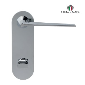 Дверная ручка на планке Porta Di Parma, Модерн, Cono 2115.01.WC, Полированный хром