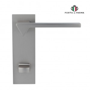 Дверная ручка на планке Porta Di Parma, Модерн, Ama 2204.14.WC, Матовый никель