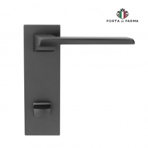Дверная ручка на планке Porta Di Parma, Модерн, Italia 2206.05.WC, Матовый графит