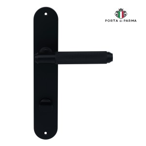 Дверная ручка на планке Porta Di Parma, Модерн, Exa Zig 2301.03.WC, Чёрный