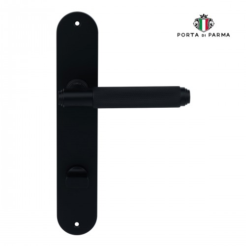 Дверная ручка на планке Porta Di Parma, Модерн, Exa Zig 2301.03.WC, Чёрный