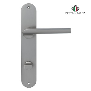 Дверная ручка на планке Porta Di Parma, Модерн, Punto 2302.14.WC, Матовый никель