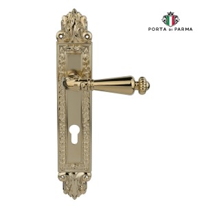Дверная ручка на планке Porta Di Parma, Классика, Ninfa 2707.06.CYL, PVD Полированное золото
