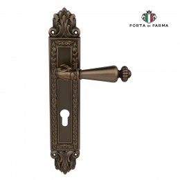 Дверная ручка на планке Porta Di Parma, Классика, Ninfa 2707.11.CYL, Матовый кофе