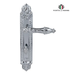 Дверная ручка на планке Porta Di Parma, Классика, Arcadia 2718.01.WC, Полированный хром