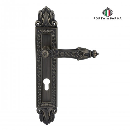 Дверная ручка на планке Porta Di Parma, Классика, Arcadia 2718.09.CYL, Матовая бронза