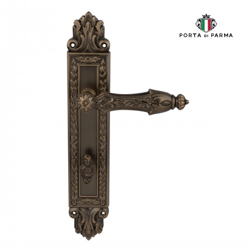 Дверная ручка на планке Porta Di Parma, Классика, Arcadia 2718.11.WC, Матовый кофе