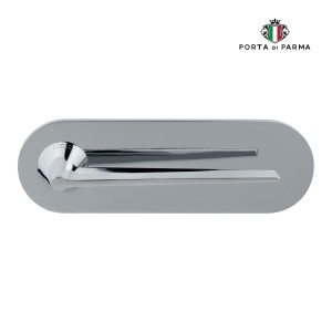 Дверная ручка на планке Porta Di Parma, Модерн, Cono 515,01, Полированный хром