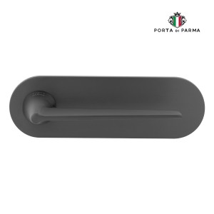 Дверная ручка на планке Porta Di Parma, Модерн, Cono 515,05, Матовый графит