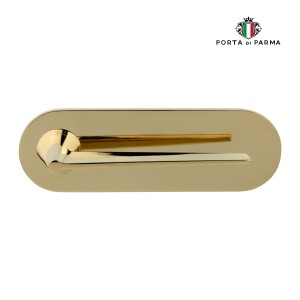 Дверная ручка на планке Porta Di Parma, Модерн, Cono 515,06, PVD Полированное золото