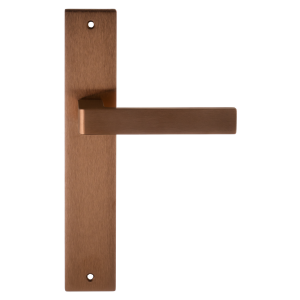 Дверная ручка на планке Extreza ENZO-PL13-F08-PVD (ENZO 117) медь PVD