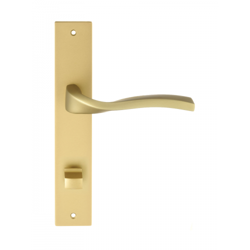 Дверная ручка на планке Extreza PERLA-PL13-WC-96-F02 (PERLA 114) матовая латунь