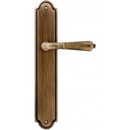 Дверная ручка на планке Extreza Classic "PETRA" 304 PL03 матовая бронза F03