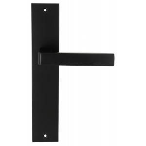 Дверная ручка на планке Extreza ENZO-PL11-F22 (ENZO 117) черный матовый