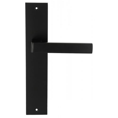 Дверная ручка на планке Extreza ENZO-PL11-F22 (ENZO 117) черный матовый