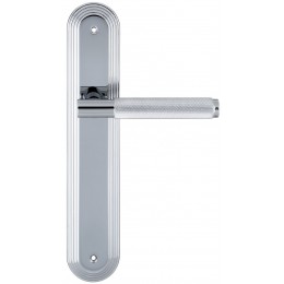 Дверная ручка на планке Extreza Classic "TUBA" 126 PL05 полированный хром F04