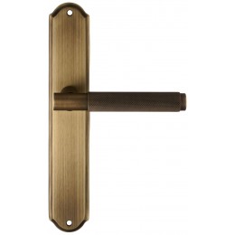 Дверная ручка на планке Extreza Classic "TUBA" 126 PL01 матовая бронза F03