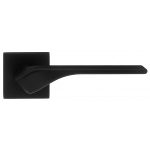 Дверная ручка на розетке Extreza AURA-R15-F22 (AURA 134) черный матовый