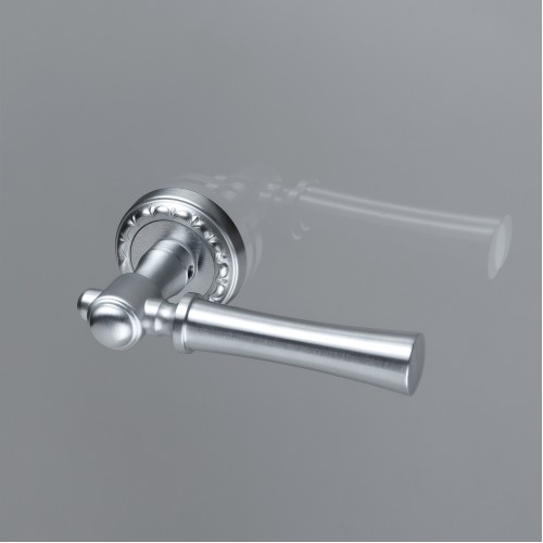 Дверная ручка на розетке Extreza DEZI-R02-F05 (DEZI 309) матовый хром