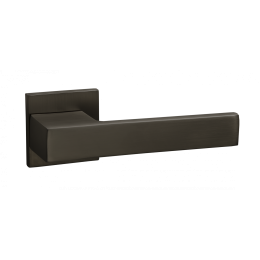 Ручка дверная "Бискотти", 540-03 серия SLIM, матовый черный никель