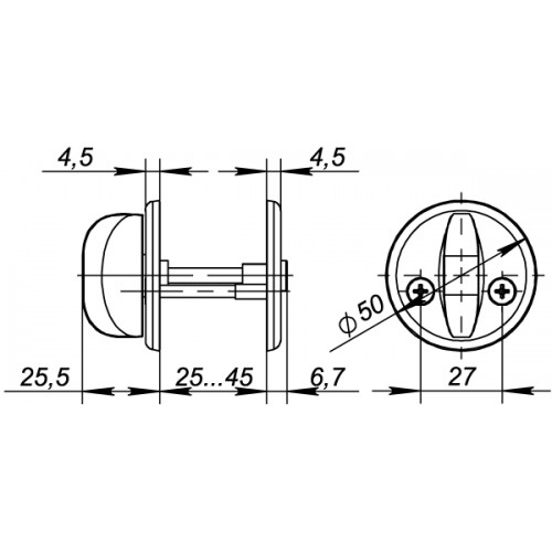 Ручка Fuaro (Фуаро) раздельная R.FIN50.H-0661/HD (H-0661) /подвес GP золото
