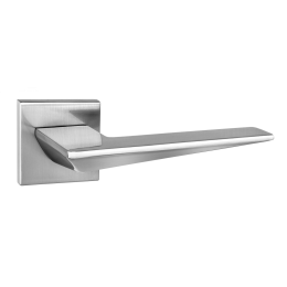 Дверная ручка RENZ "Кроне" 320-03 серия SLIM, никель матовый
